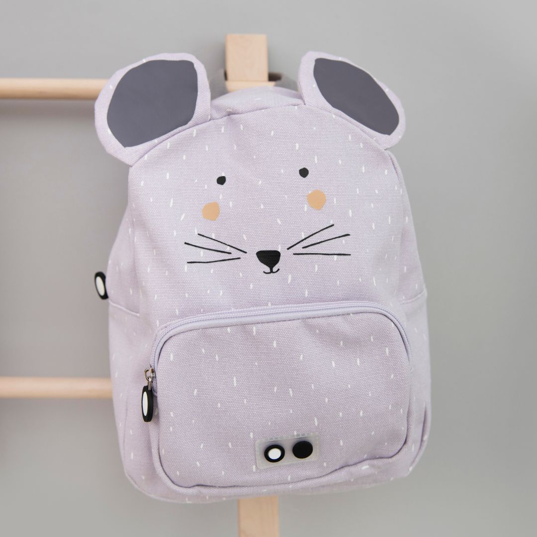 Trixie rugtas voor kinderen lila met muis Mr. Mouse