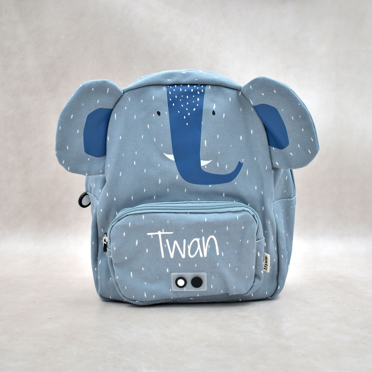 Trixie kinderrugtas olifant met naam