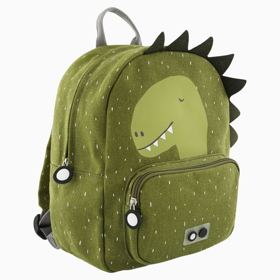 Trixie Baby school rugtas voor kinderen Mr. Dino dinosaurus donkergroen