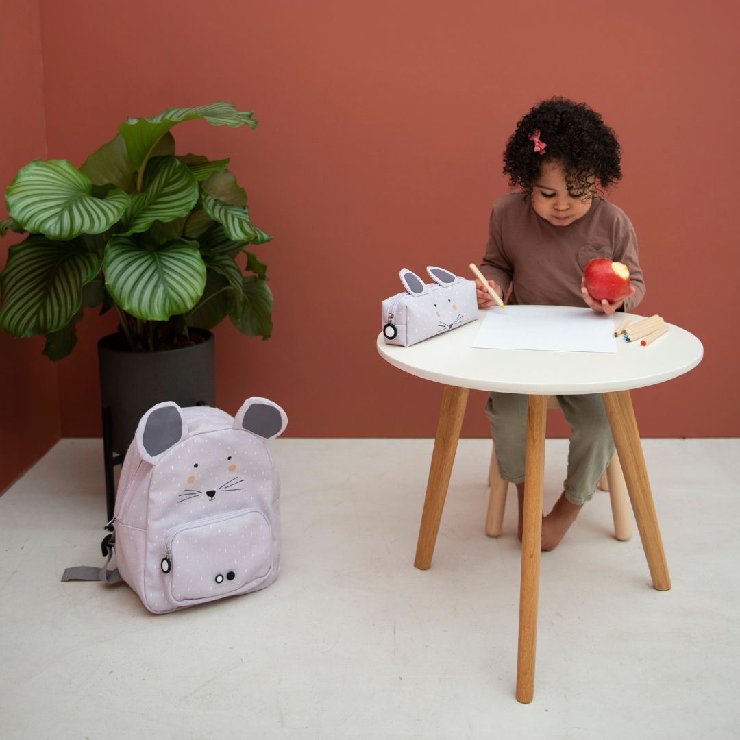 Trixie rugtas voor kinderen lila met muis Mr. Mouse