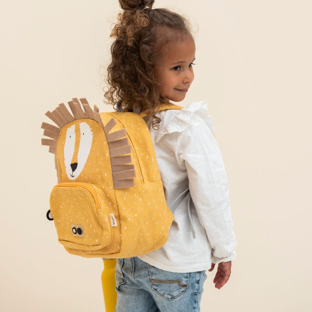 Rugtas Trixie Mr. LionRugtas voor kinderen met leeuw van Trixie Baby