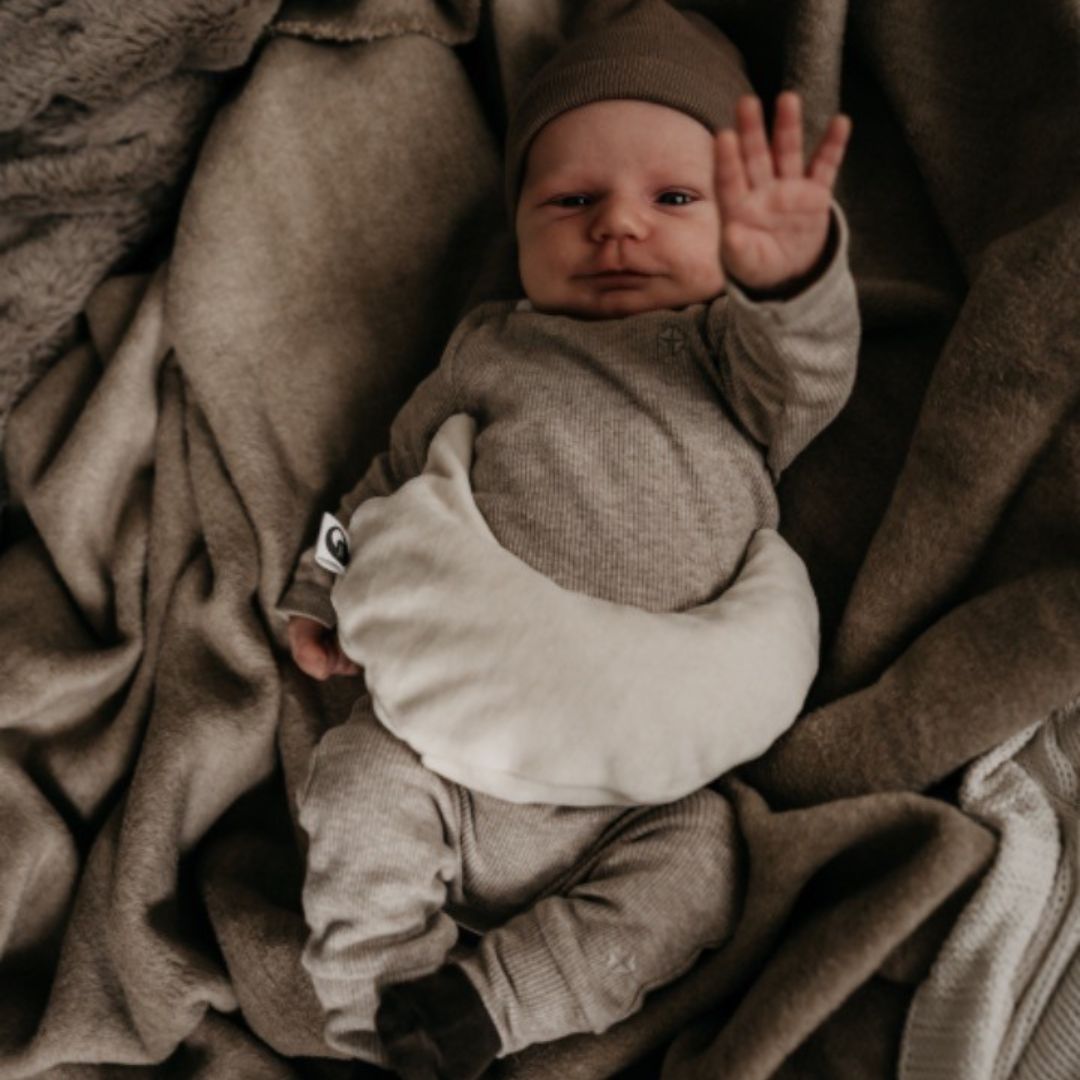 warmtemaantje warmtekussen velours off white