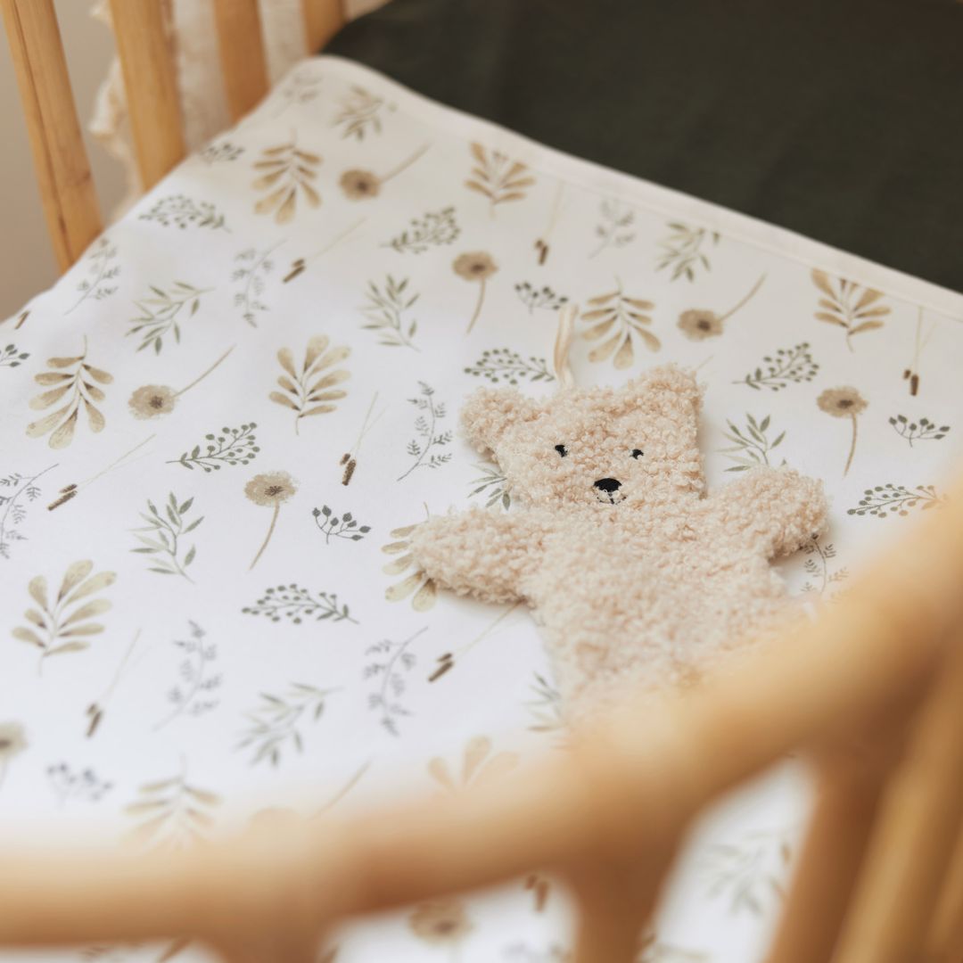 Jollein wiegdeken Wild Flowers 75 bij 100 cm