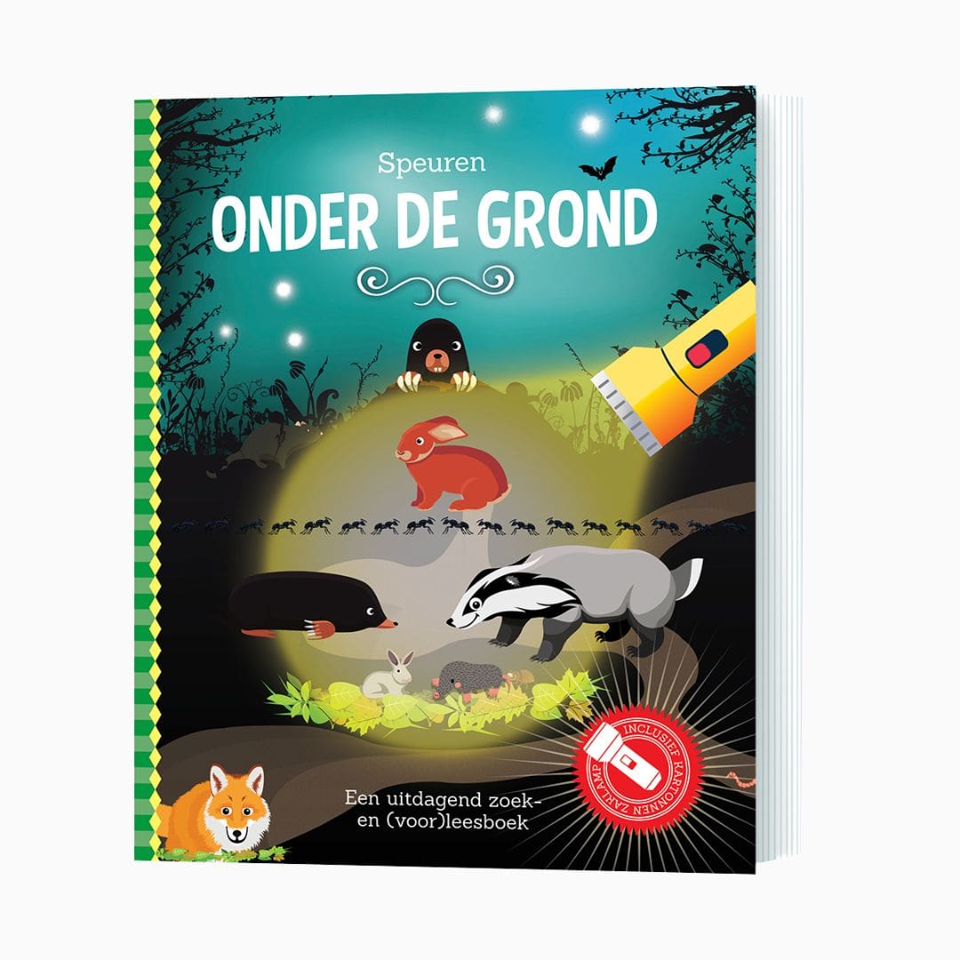 Zaklampboek speuren onder de grond van uitgeverij lantaarn publishers