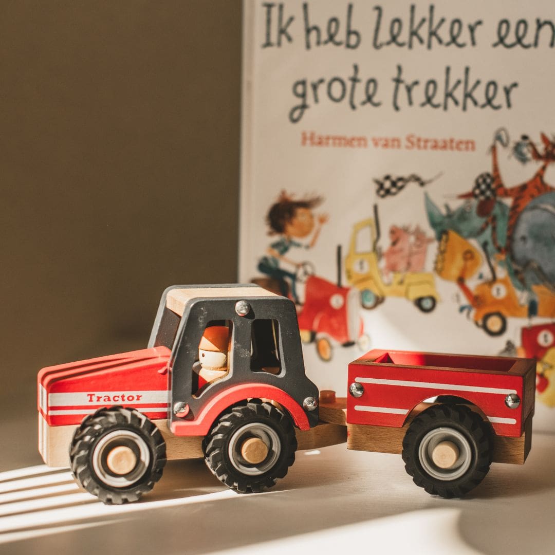 Houten tractor