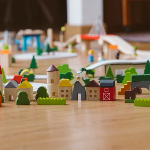 PlanToys houten blokken bij Studio Bambacht