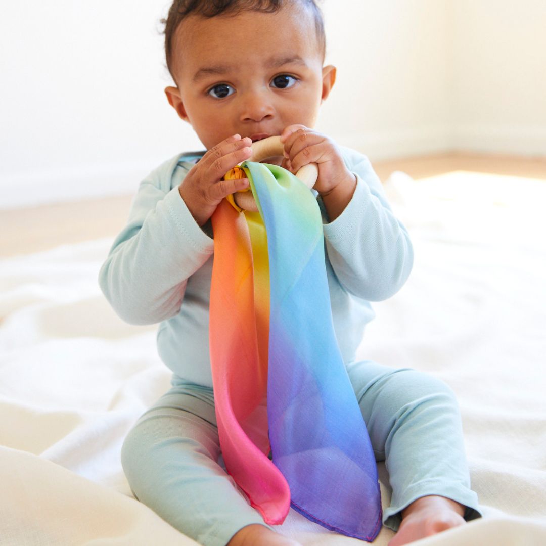 Mini speelzijde speeldoeken van 53x53cm van Sarah Silks bij Studio Bambacht