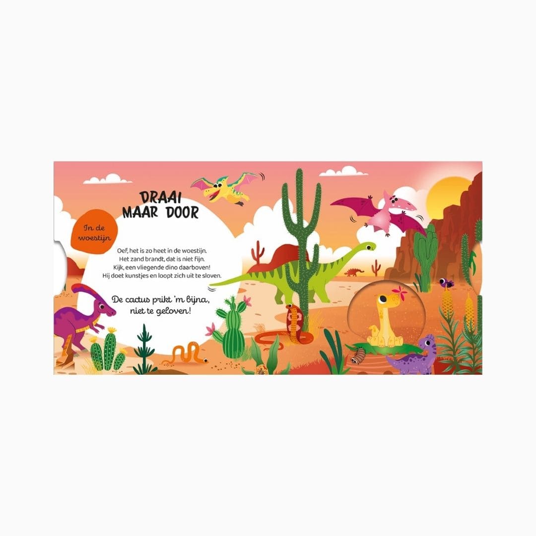 Boek Draai maar door - dino's | Lantaarn Publishers