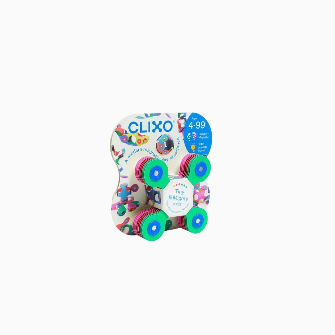 Clixo magnetisch bouwspeelgoed tiny and might rainbow