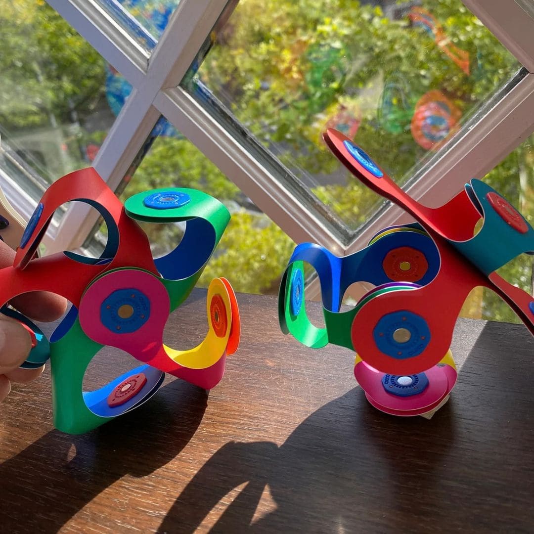 Clixo magnetisch bouwspeelgoed tiny and might rainbow