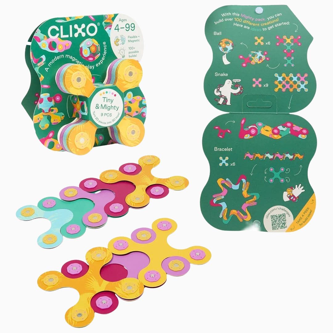 Clixo magnetisch bouwspeelgoed set tiny and mighty special jungle