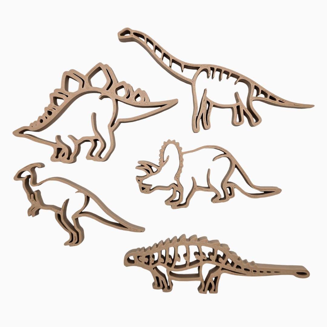 Grennn kinetisch zand vormpjes - dino's