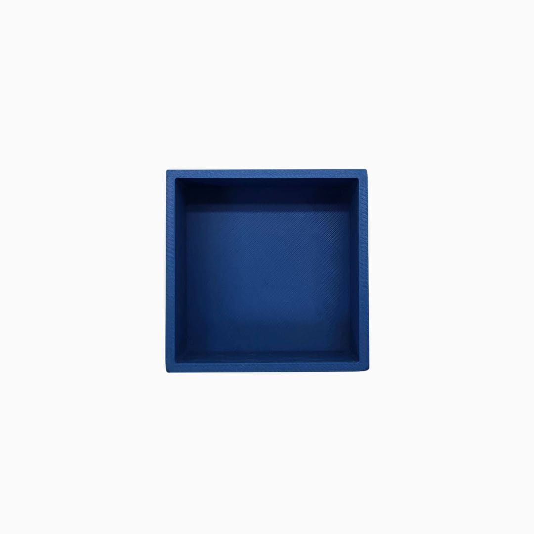 Grennn speelbakje 'mandigo' vierkant in de kleur blauw