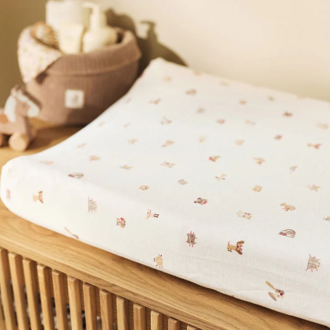 Jollein aankleedkussenhoes jersey Animal Friends