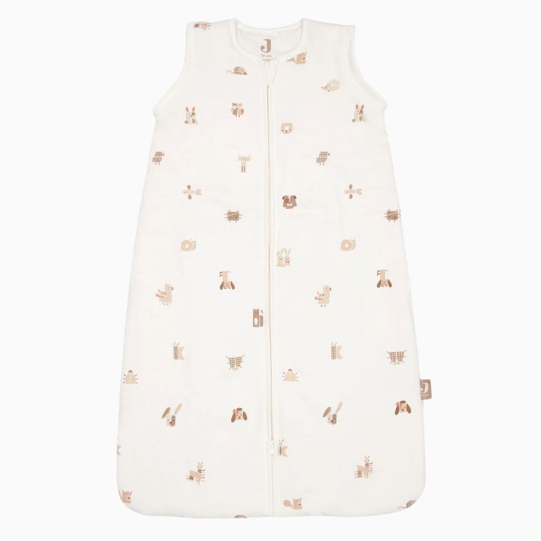 Jollein slaapzak met afritsbare mouwen - animal friends