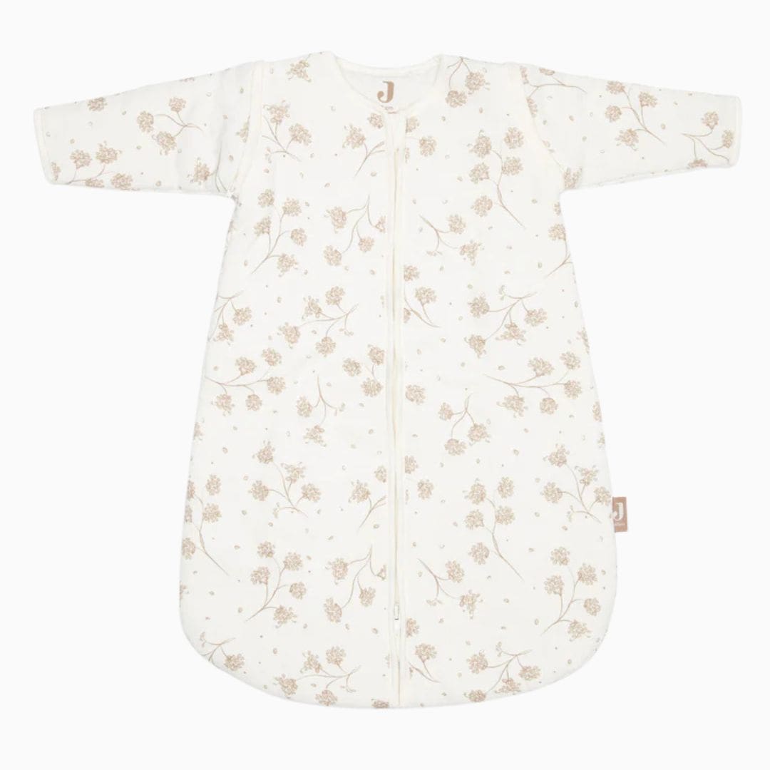 Jollein newborn slaapzak 60cm met afritsbare mouwen - leafy dreams