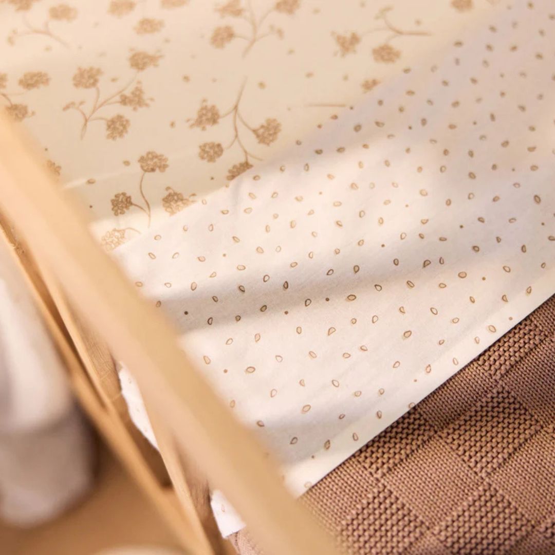 Jollein wieglaken 75x100cm in het thema Leafy Dreams