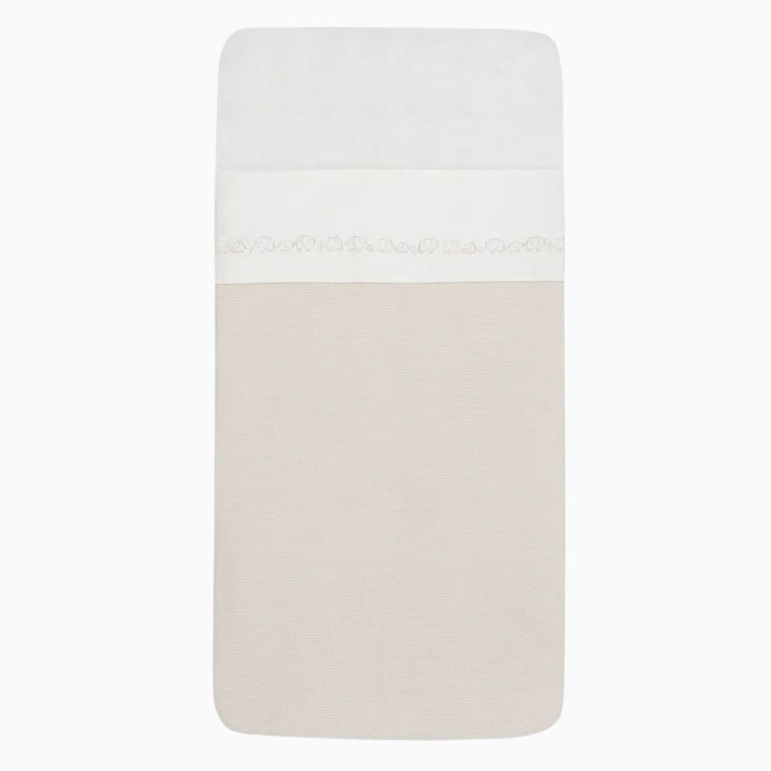 Jollein ledikantlaken 120x150cm in het thema Elephant Tales