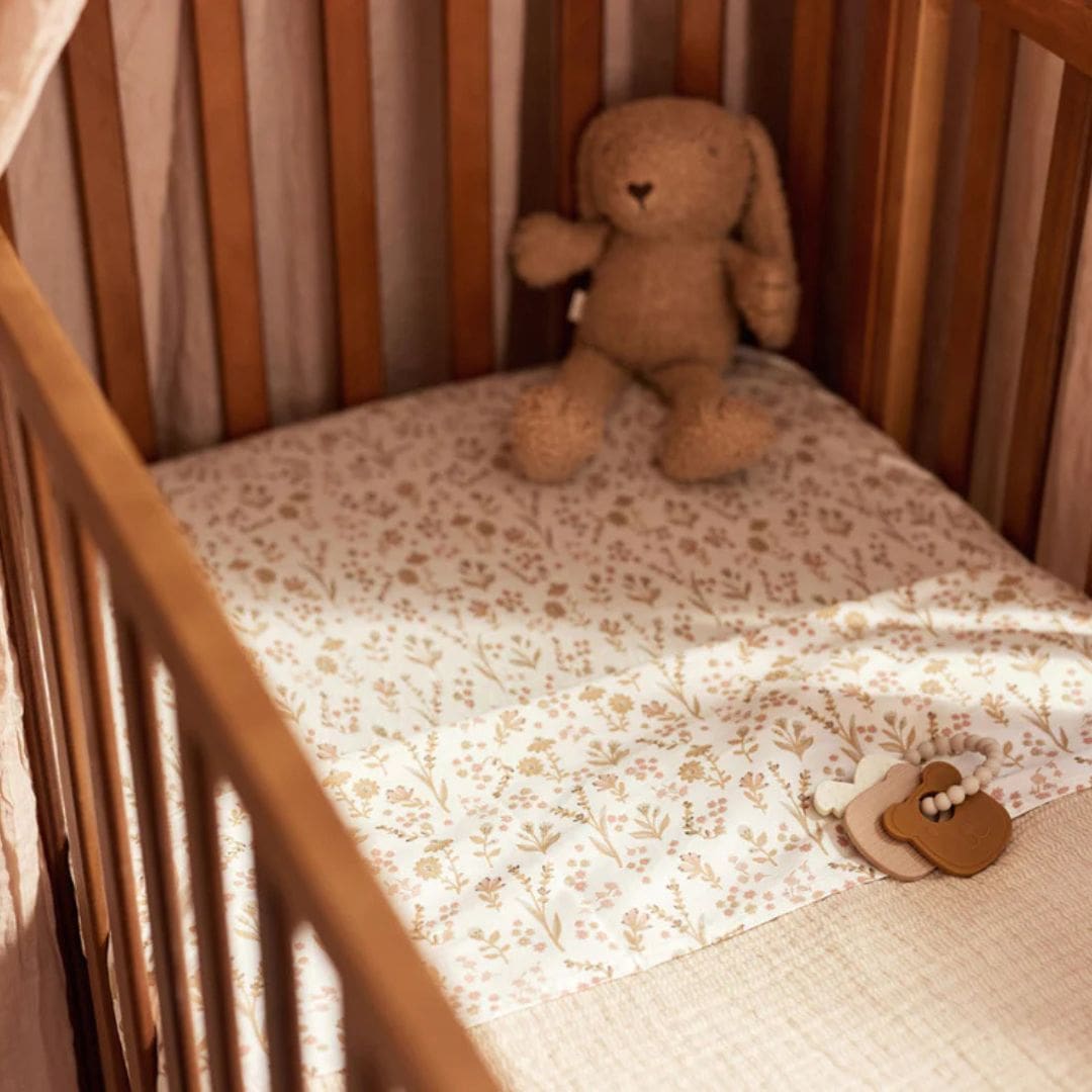 Jollein ledikant laken 120x150cm in het thema Bloomy