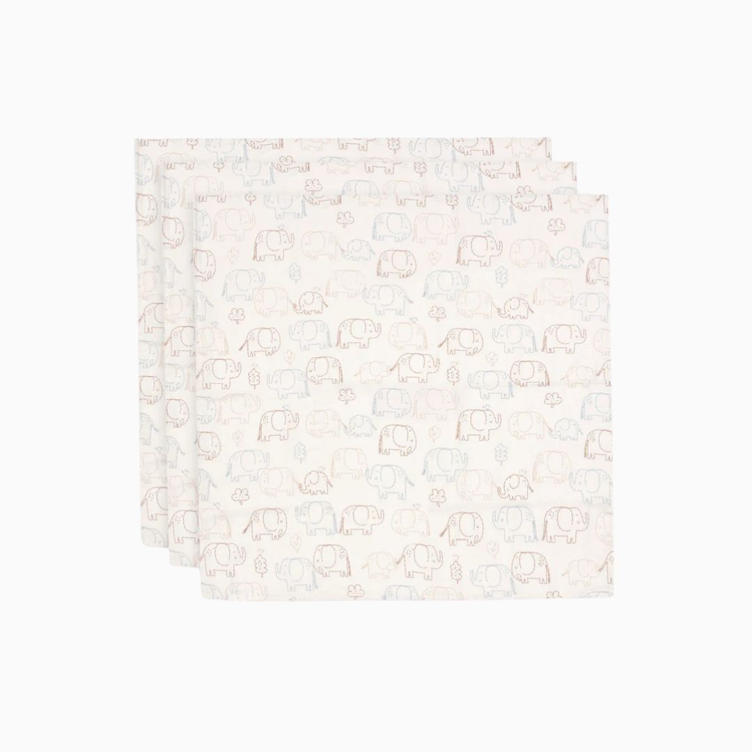 Jollein hydrofiele doeken set Elephant Tales - 3st