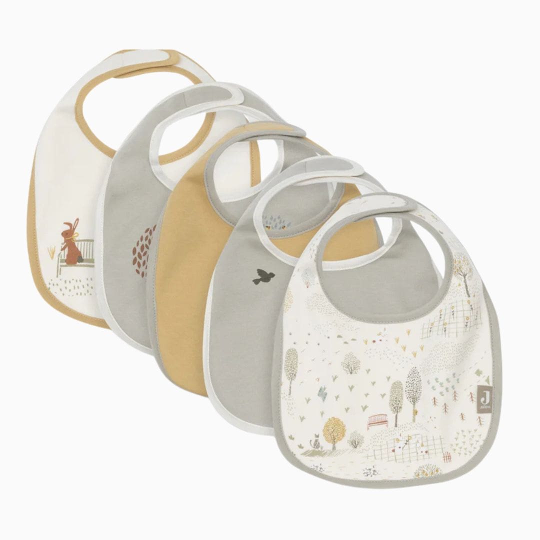 Jollein slabben set van 5 - Tiny Park
