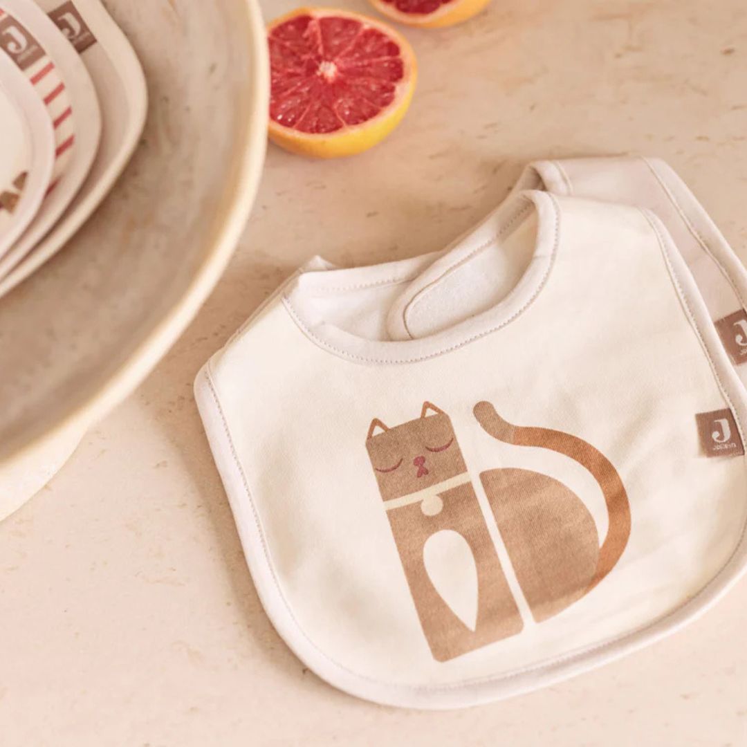 Jollein slabben set 5 stuks Animal Friends