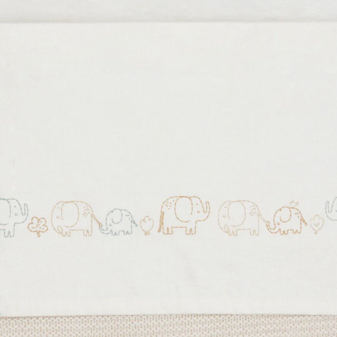 Jollein wieglaken 75x100cm in het thema Elephant Tales