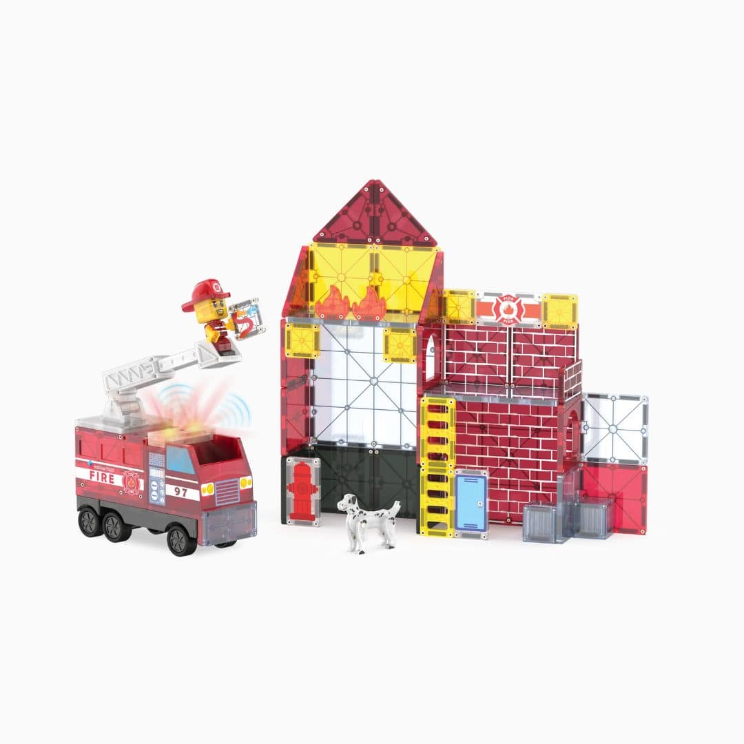 Magna-Tiles brandweer set 50-delig