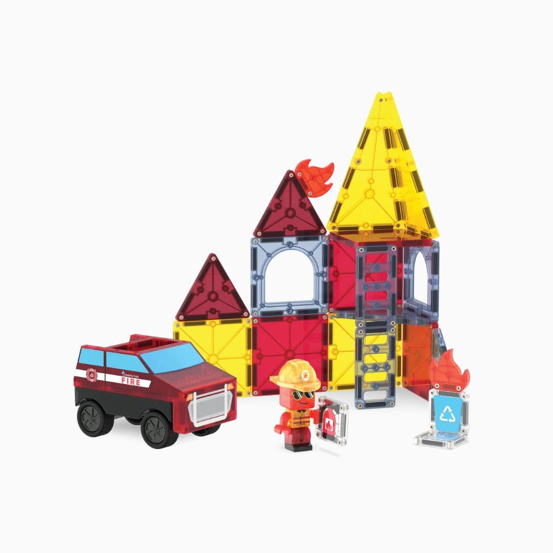 Magna-Tiles brandweer set 27-delig
