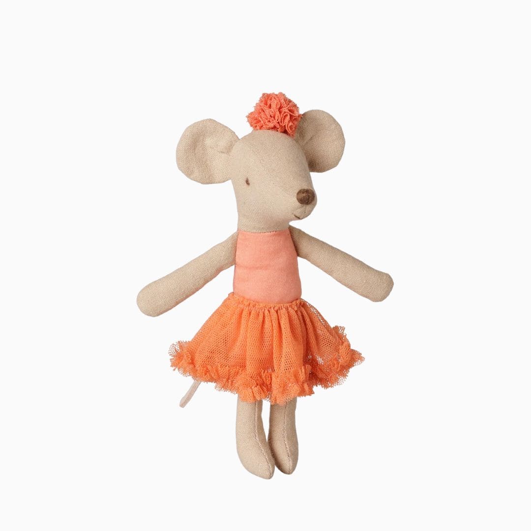 Maileg ballerina muis grote zus in de kleur Dusty Coral