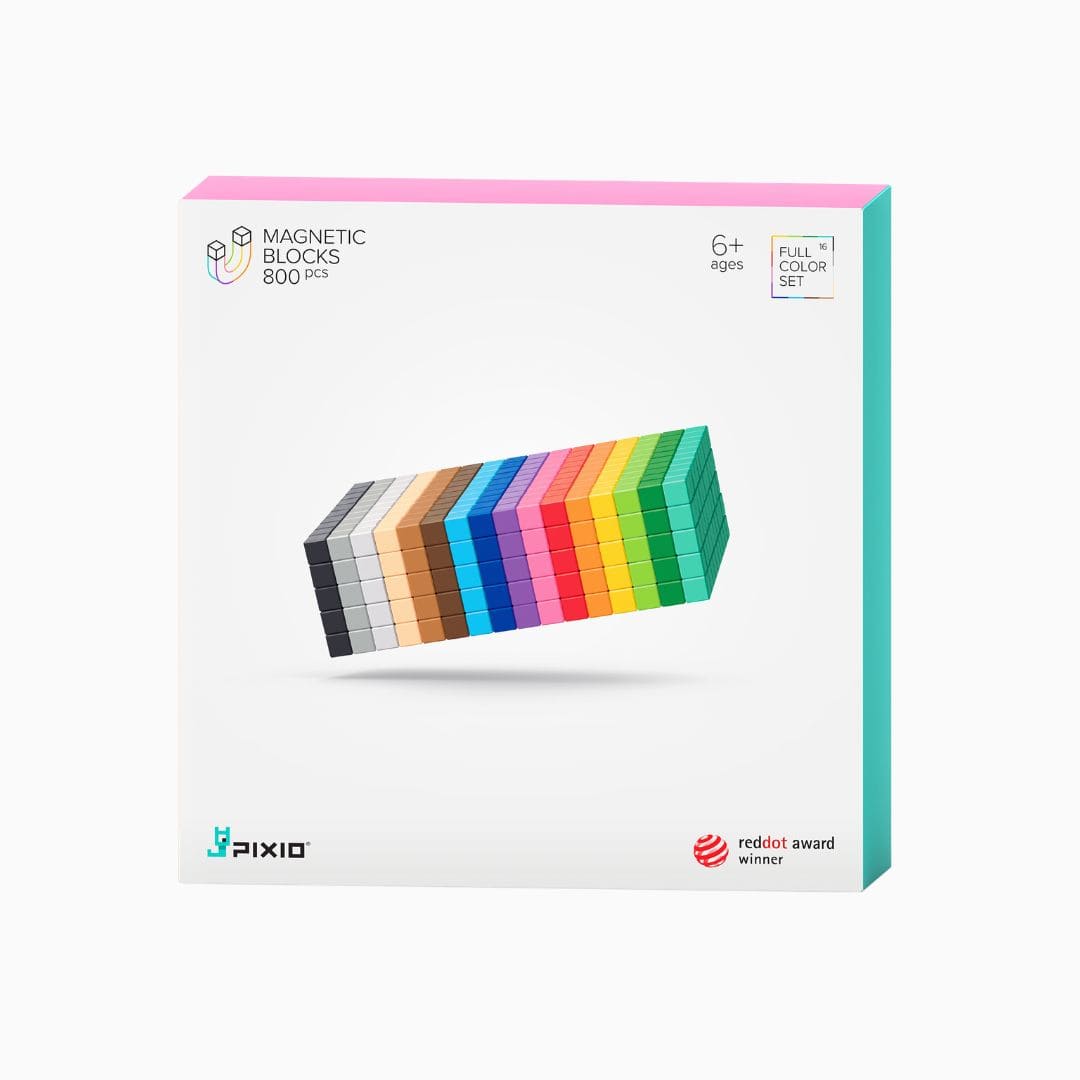PIXIO magnetische blokjes - 800 stuks