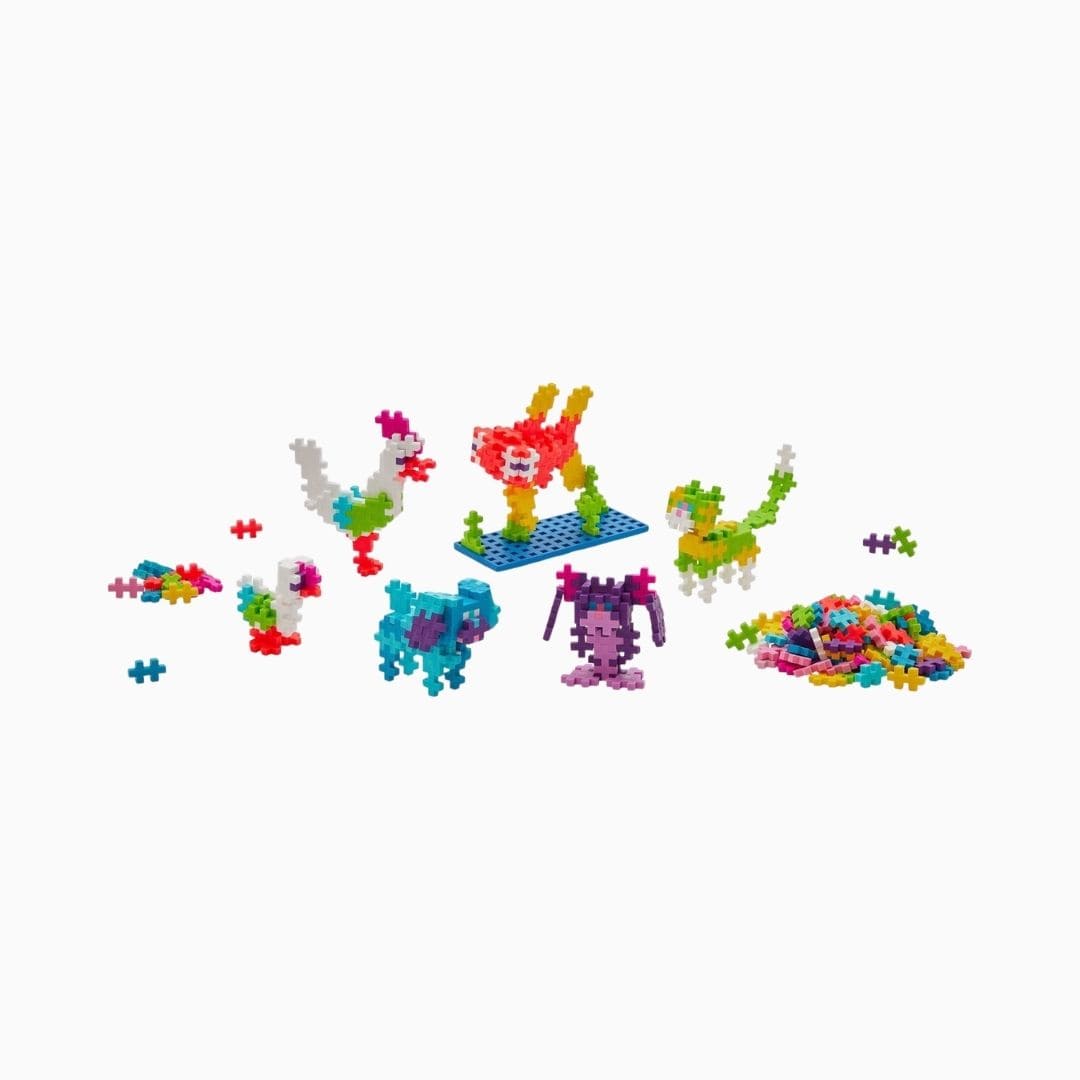 PlusPlus set met 275 bouwstenen om dieren te maken