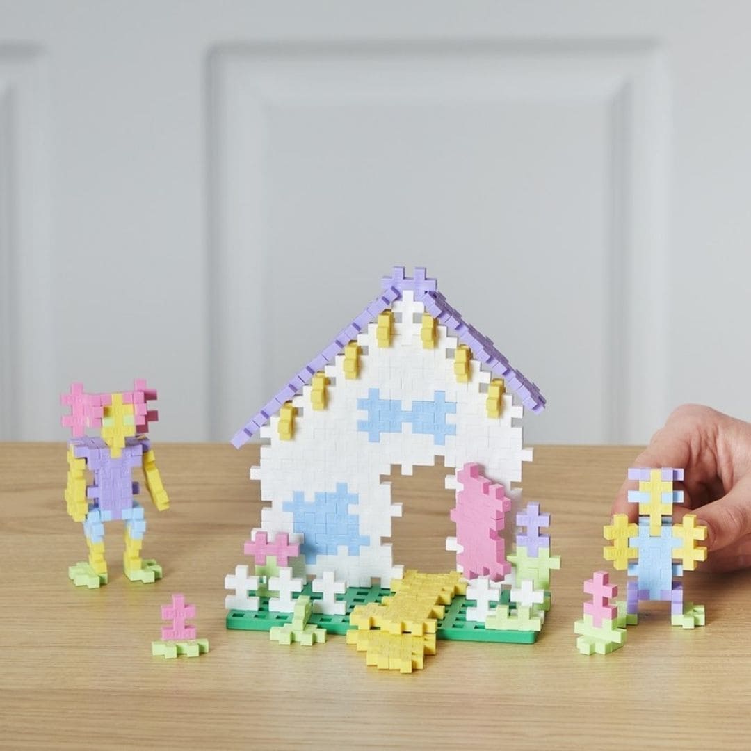 PlusPlus learn to build set met 600 stukjes constructie speelgoed