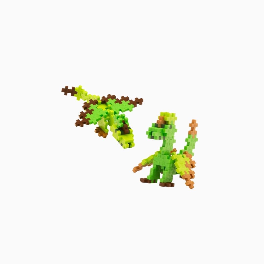 plusplus constructiespeelgoed tube earth dragons met 100 stukjes