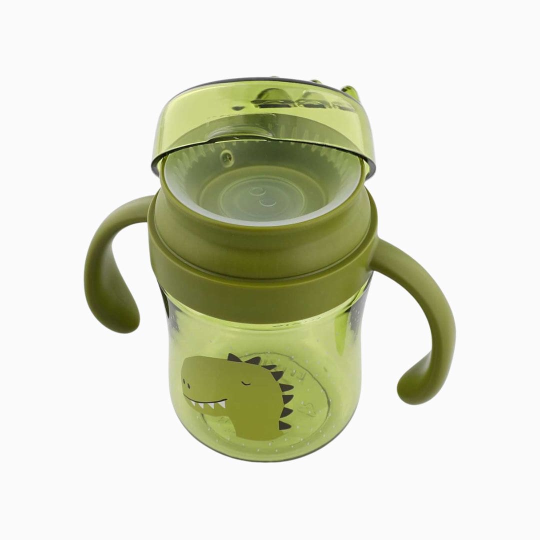 Trixie 360° drinkfles met handvatten in het thema Mr. Dino