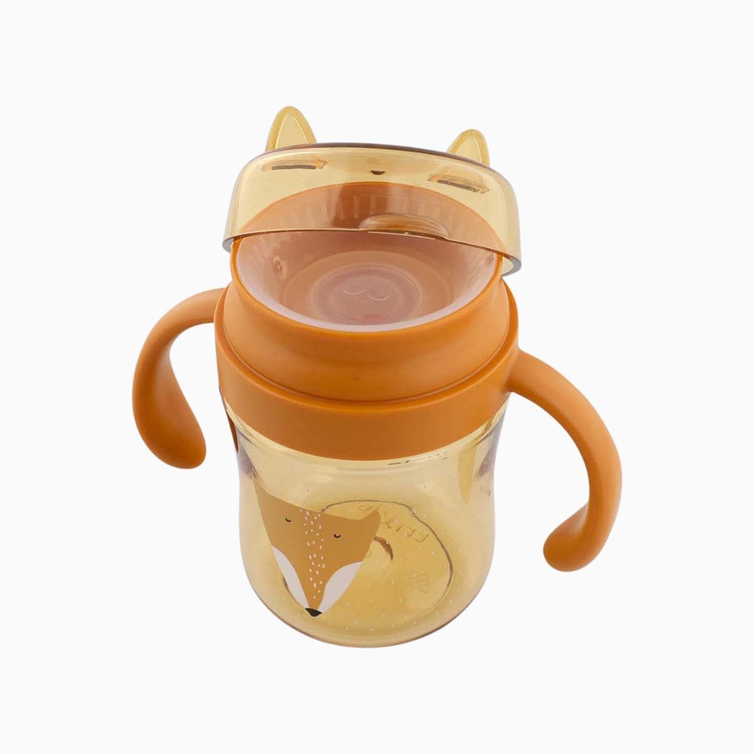 Trixie 360° drinkfles met handvatten in het thema Mr. Fox