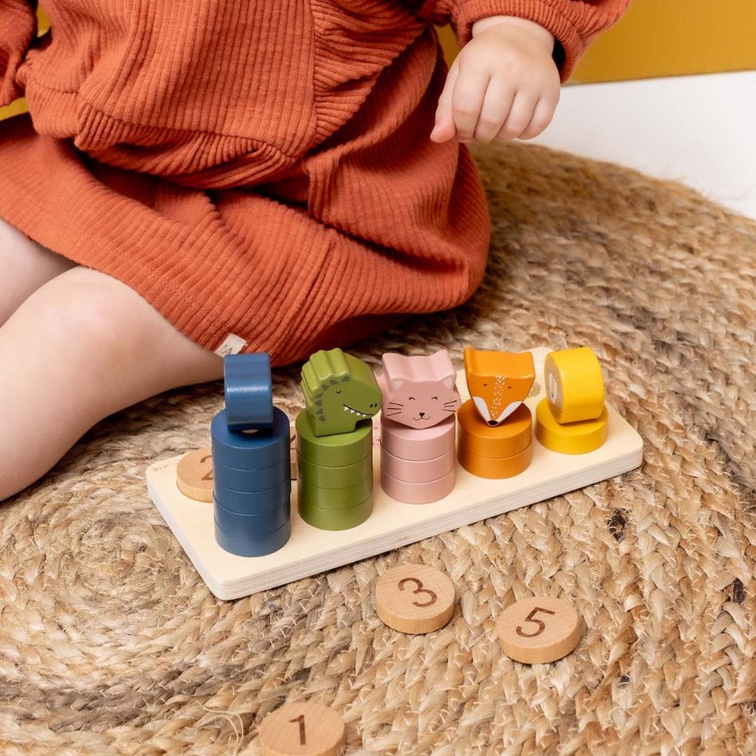 Trixie houten telpuzzel dieren