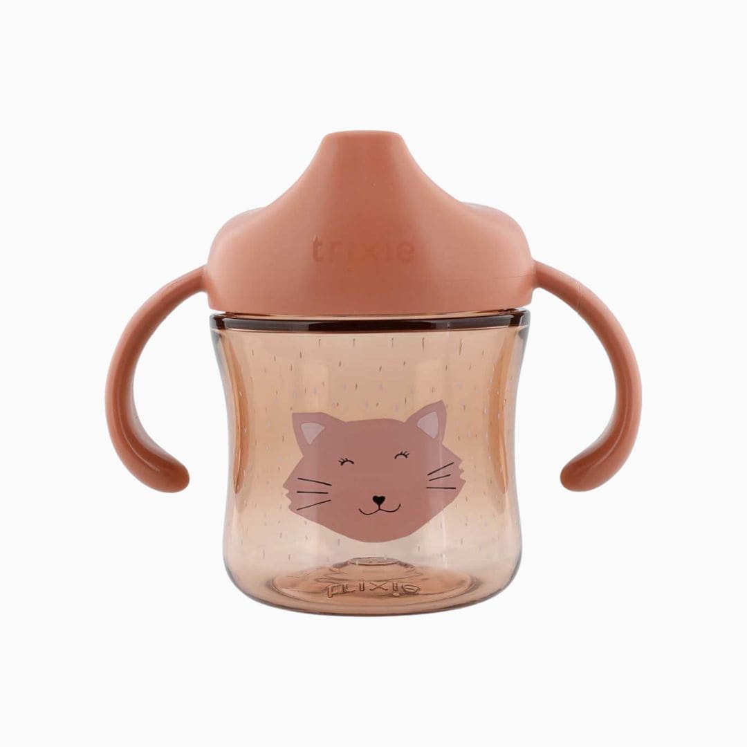 Trixie tuitbeker met handvatten in het thema van Mrs. Cat