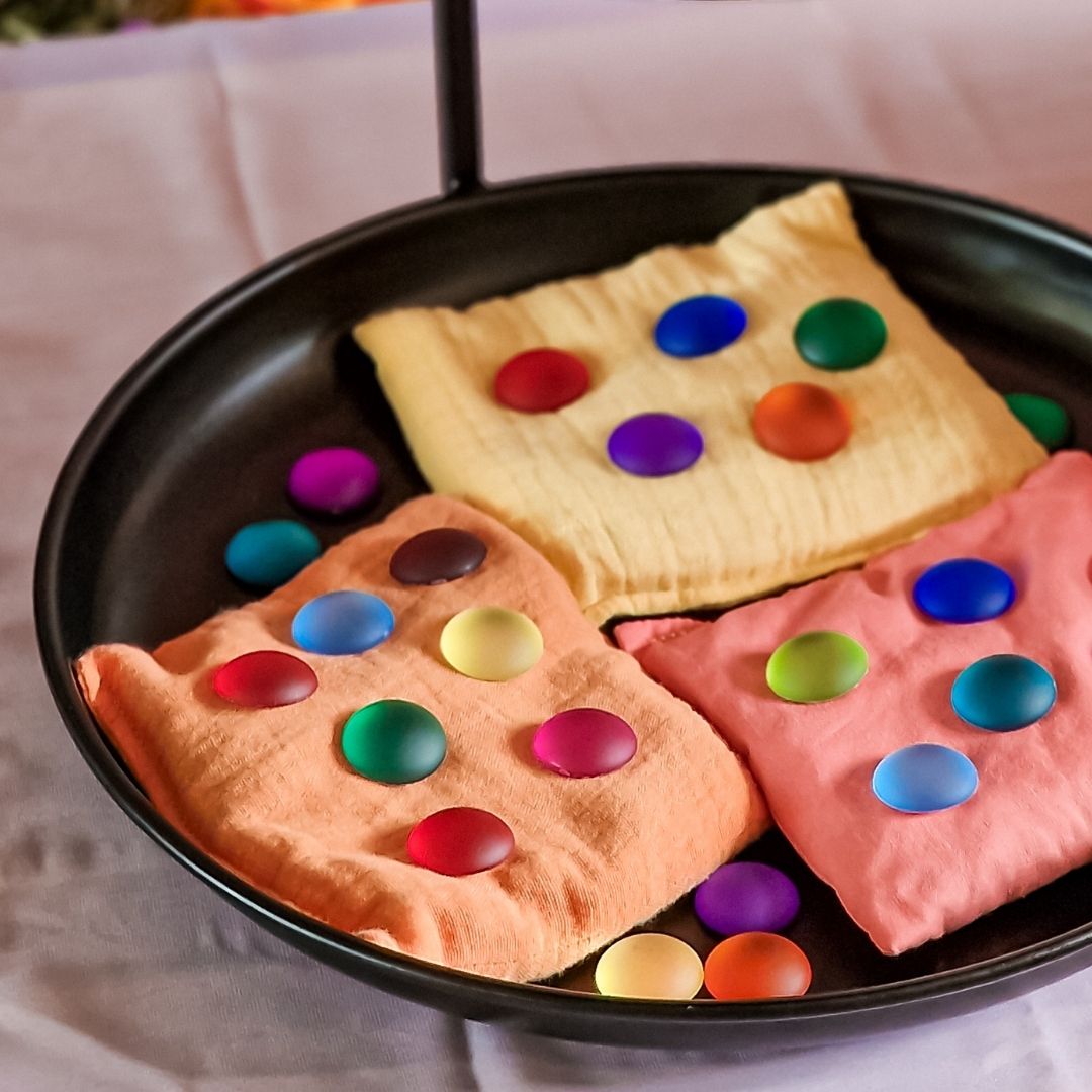 Bauspiel 120 matte glitterstenen