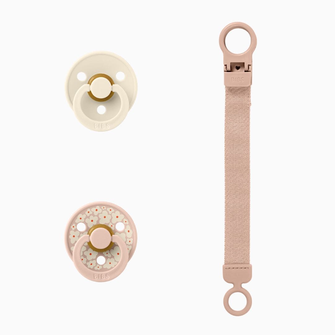 BIBS cadeauset - ivory/blush