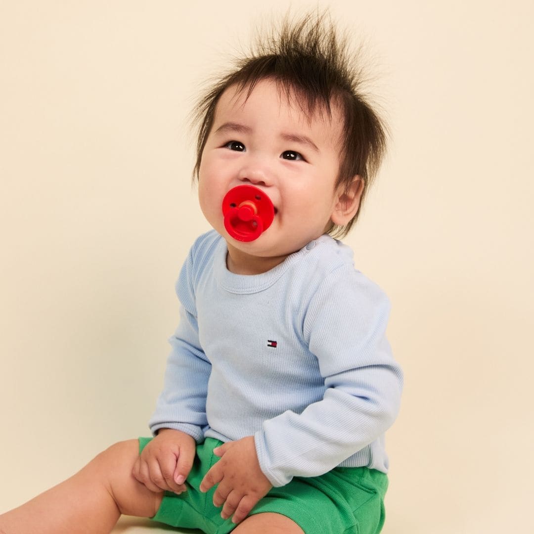 BIBS Colour dental speen - vanilla/candy apple