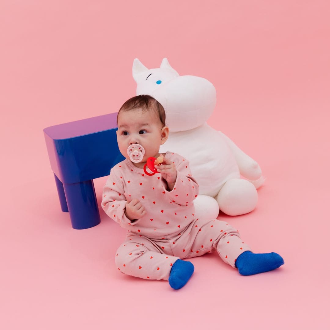 BIBS speen moomin met ronde speenvorm van latex