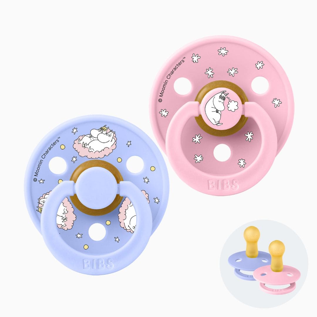BIBS speen moomin met ronde speenvorm van latex