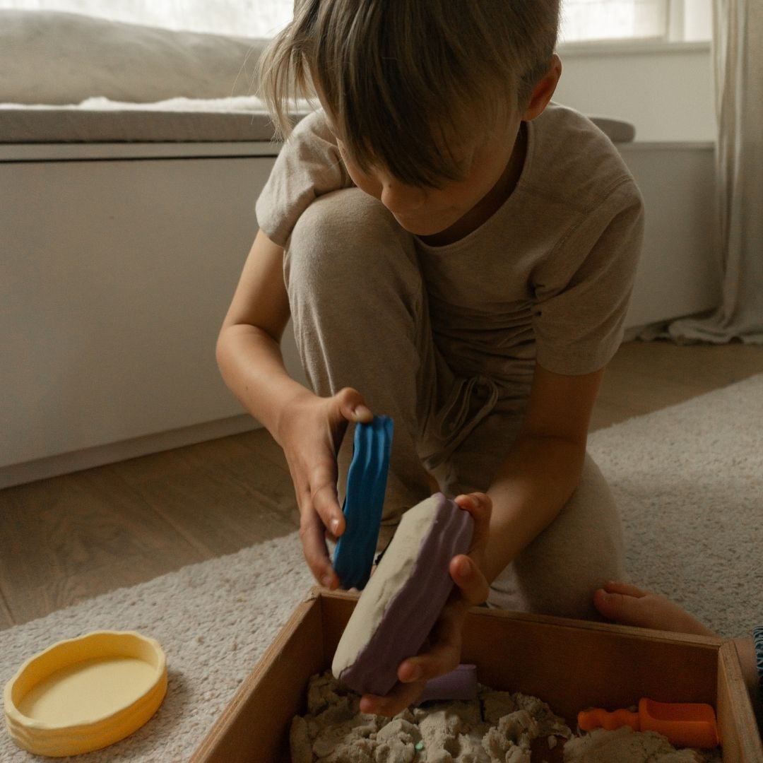 Grennn X Little Botanic Label speelbakjes in de kleuren van de regenboog