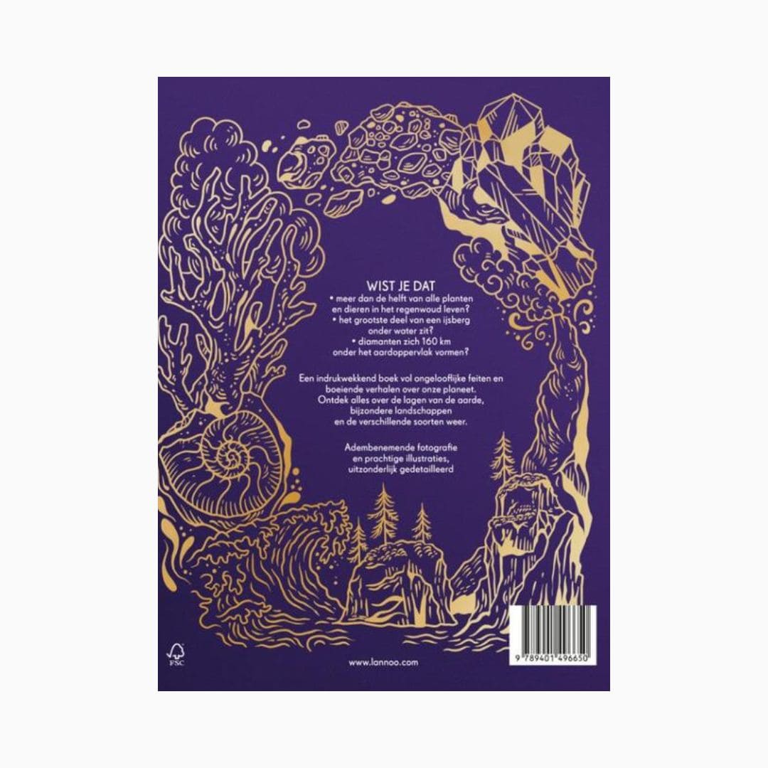 Het dikke boek van onze bijzondere aarde van Cally Oldershaw, uitgegeven door uitgeverij Lannoo