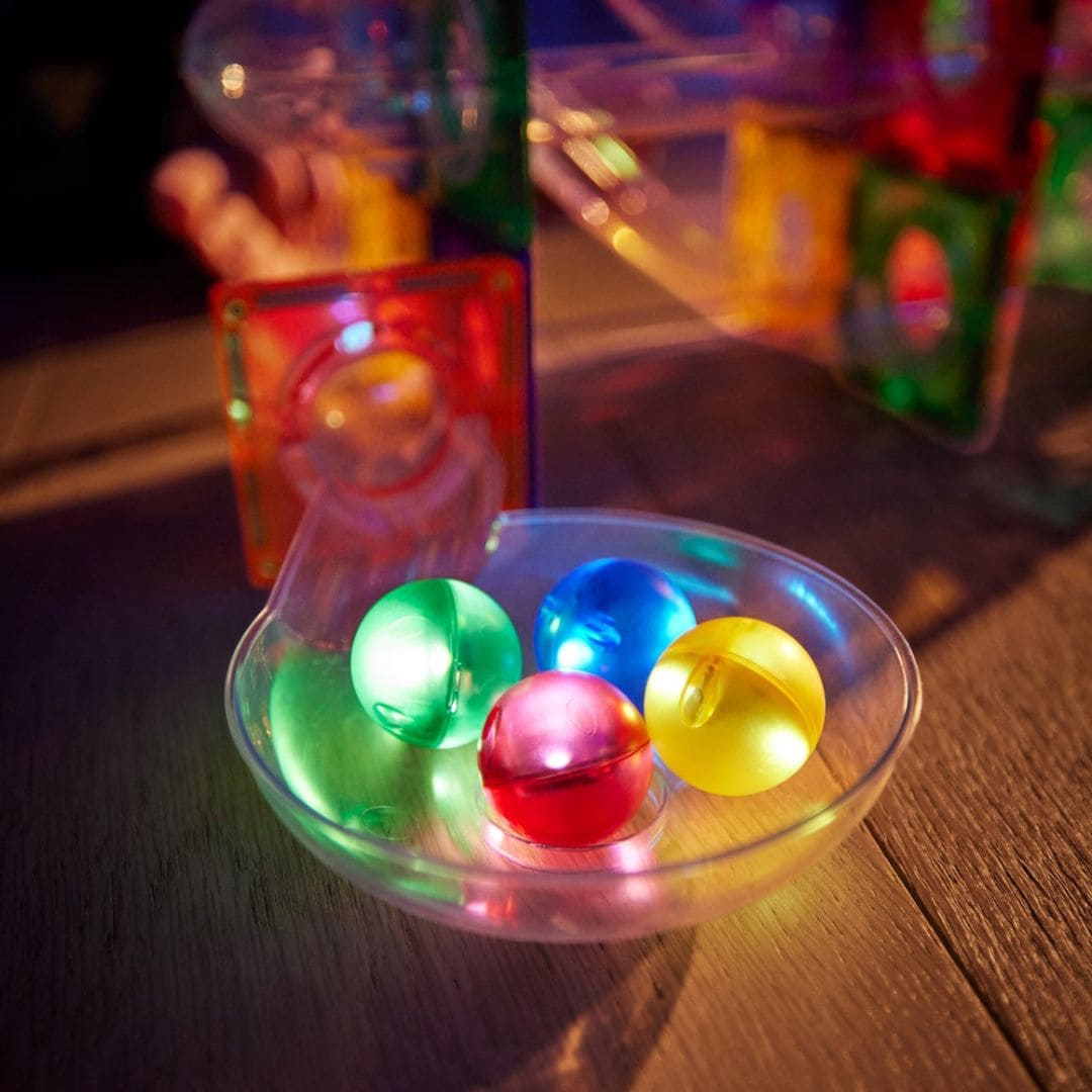 Cleverclixx lichtgevende knikkers voor de knikkerbaan