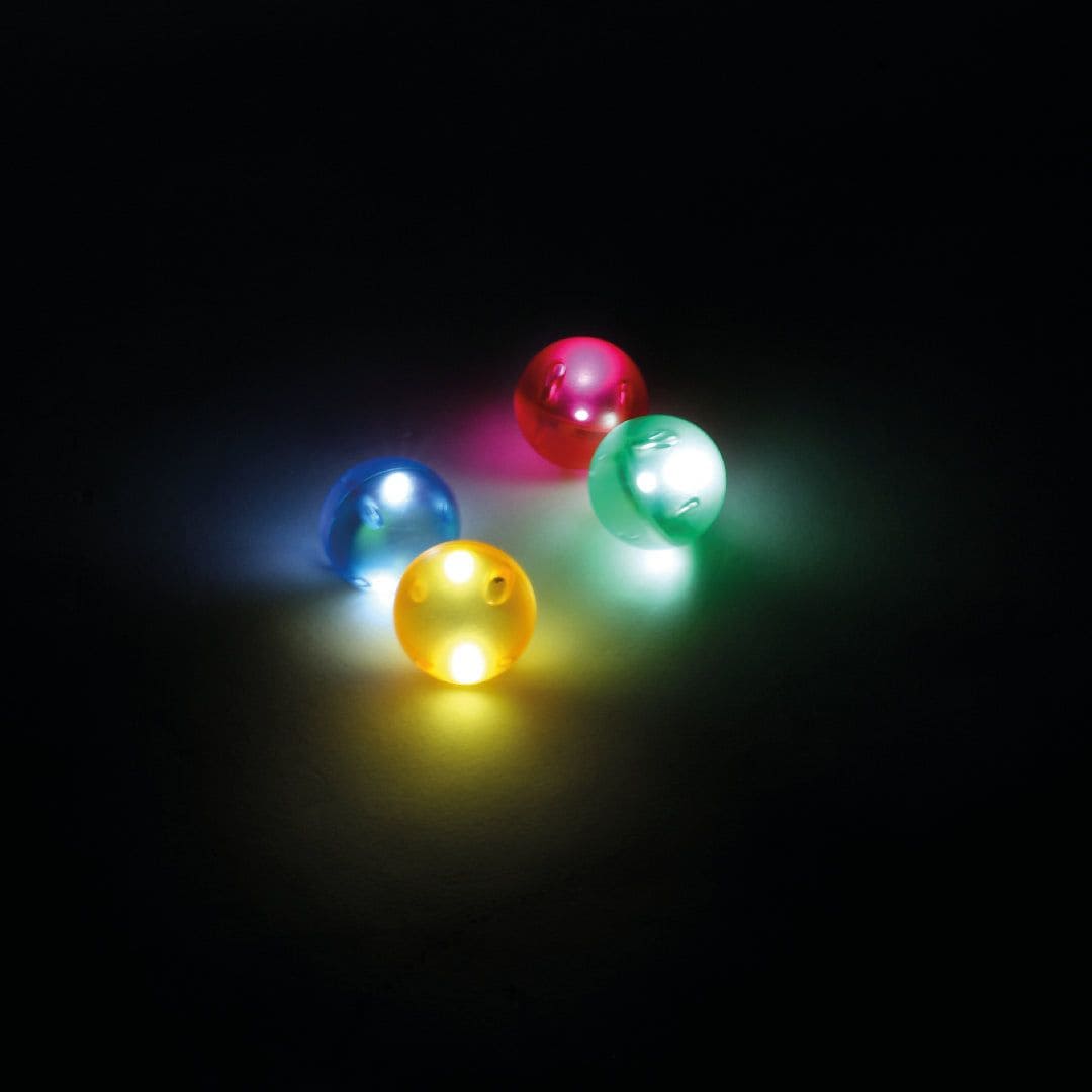 Cleverclixx lichtgevende knikkers voor de knikkerbaan