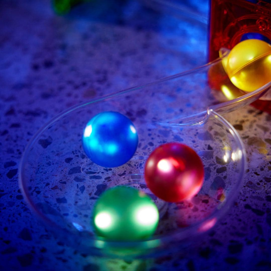 Cleverclixx lichtgevende knikkers voor de knikkerbaan