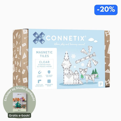 CONNETIX Clear starter pack - 34-delig