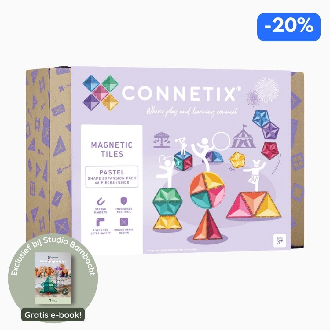 CONNETIX Pastel Shape expansion pack - 48-delig